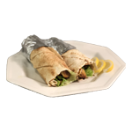 Chicken Shish, Lamb Shish & Donner Wrap 