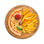 Kids 7" Pizza With One Topping 