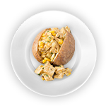 Baked Potato With Chicken Sweetcorn 