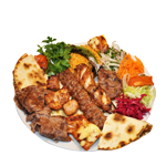 Chicken Shish, Lamb Shish & Donner Mixed Kebab 